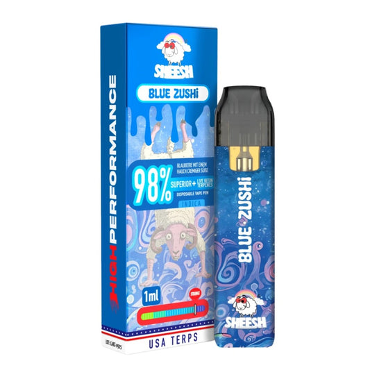 Sheesh 98% Superior Einweg Vape Pen Blue Zushi 1ml mit Steuerbanderole