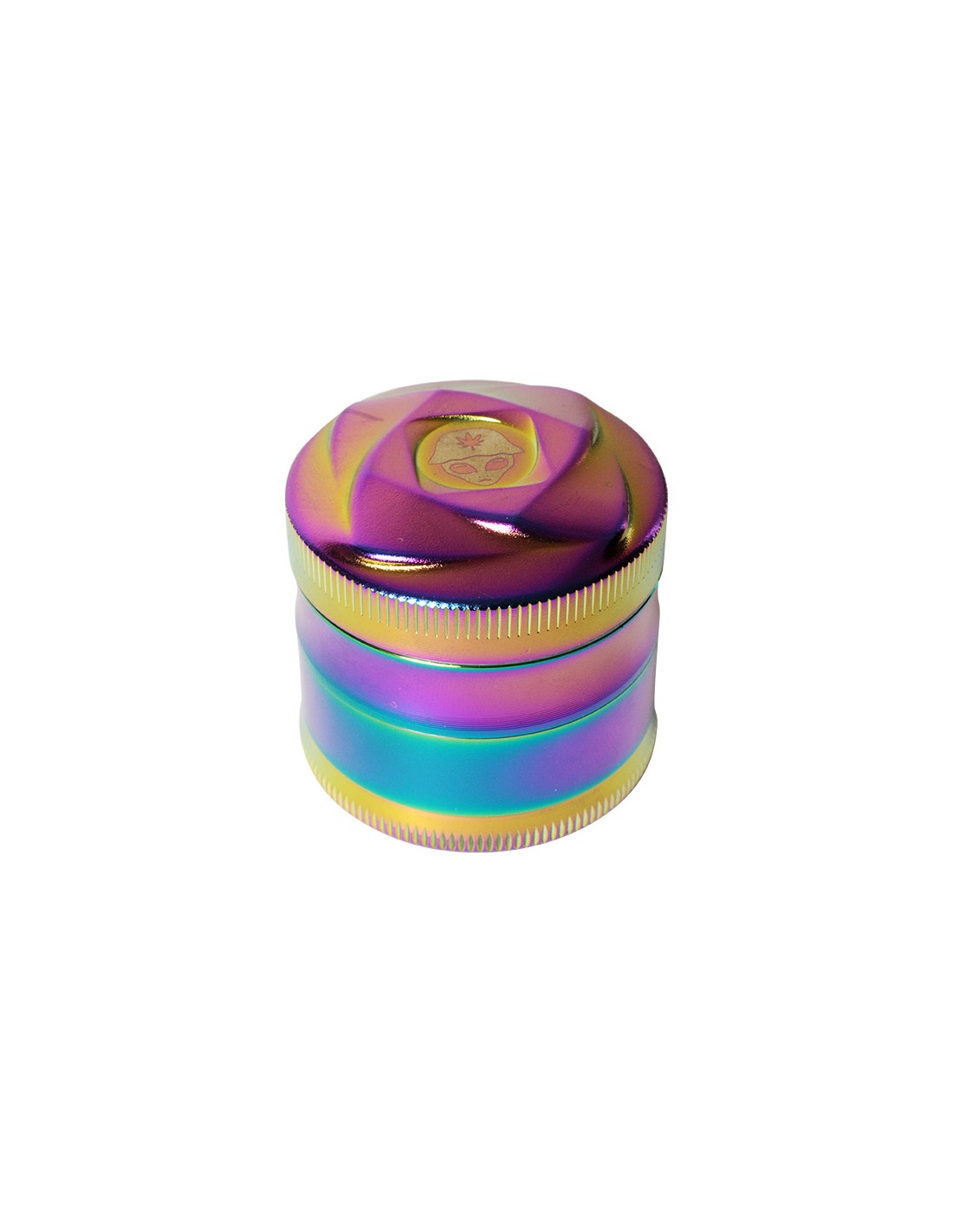 Alien Twist 4 Part Rainbow Grinder - 40mm