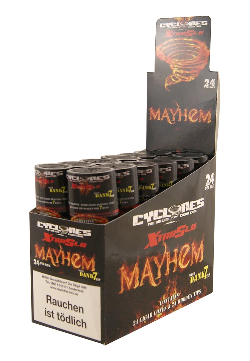 Cyclones XtraSlo - Mayhem Cone Blunts, (TPD2)