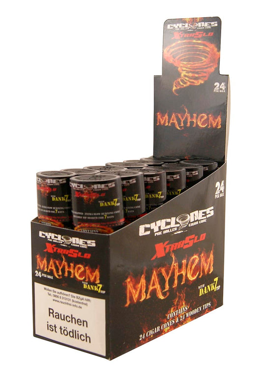 Cyclones XtraSlo - Mayhem Cone Blunts, (TPD2)