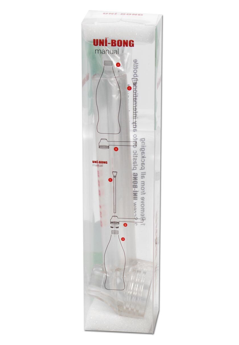 Uni-Bong Bausatz H: 22cm, Ø 5,2cm, Diffusorscheibe