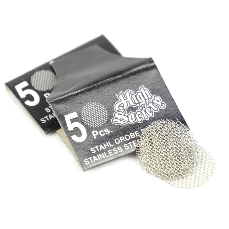 High Society Grobe Stahl Siebe Ø 20mm 5er Pack