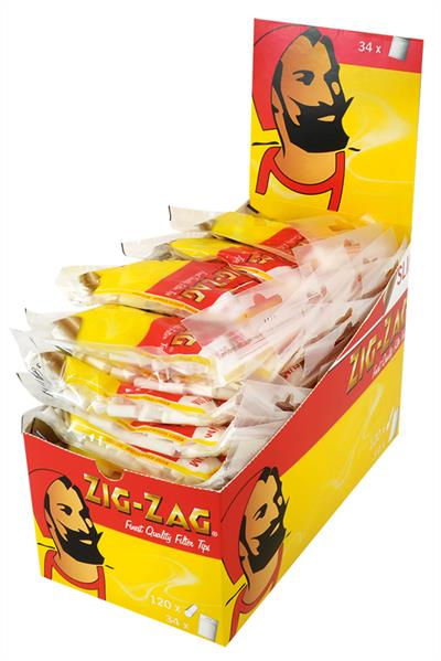 ZIG ZAG Gelb Spezial Drehfilter Slim