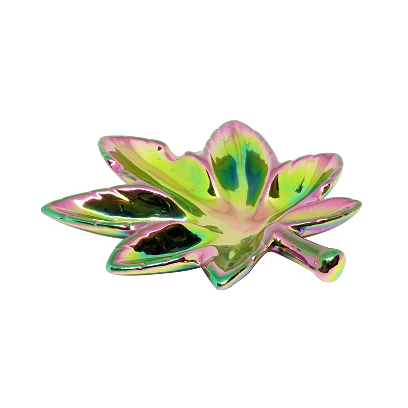 Rainbow Leaf Keramik Aschenbecher 135 x 150 x 25mm
