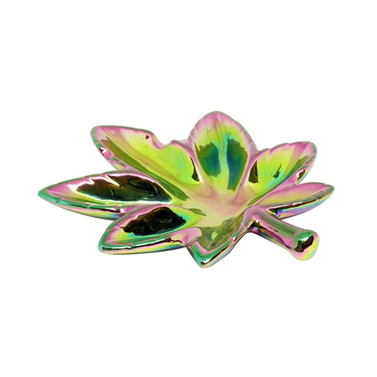 Rainbow Leaf Keramik Aschenbecher 135 x 150 x 25mm