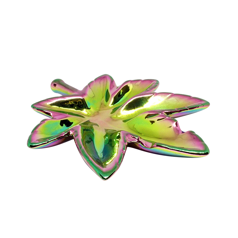 Rainbow Leaf Keramik Aschenbecher 135 x 150 x 25mm