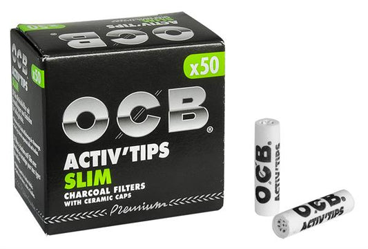 OCB Activ Tips Slim Premium Akf.- ø7mm  50er