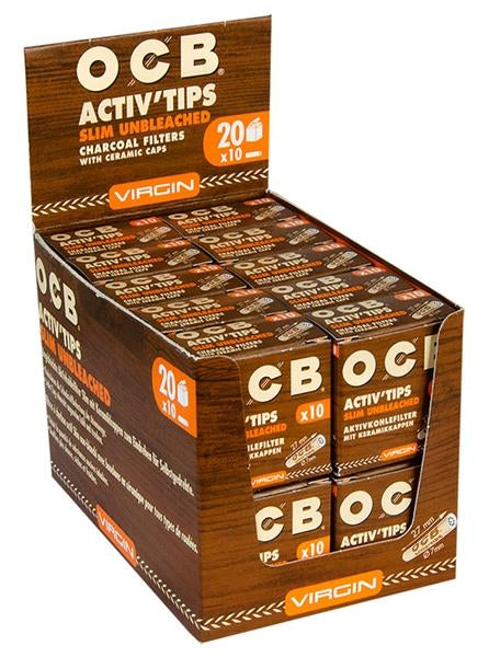 OCB Activ Tips Slim Virgin Unb. Akf. ø7mm 10er