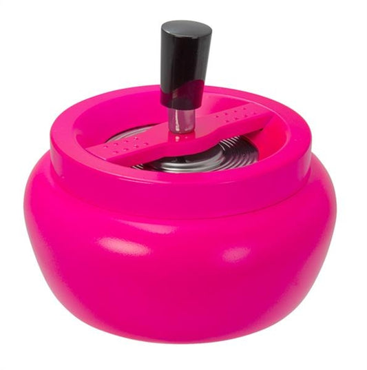Drehaschenbecher Metall "NEON PINK"  ø ca. 13cm