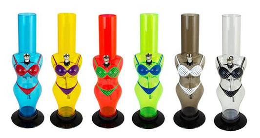 Acryl Bong "Bikini", div. Farben