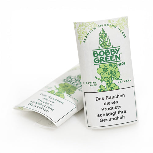 BOBBY GREEN #02 Premium Smoking Herbs Kräutermischung-Tabakersatz, 20g