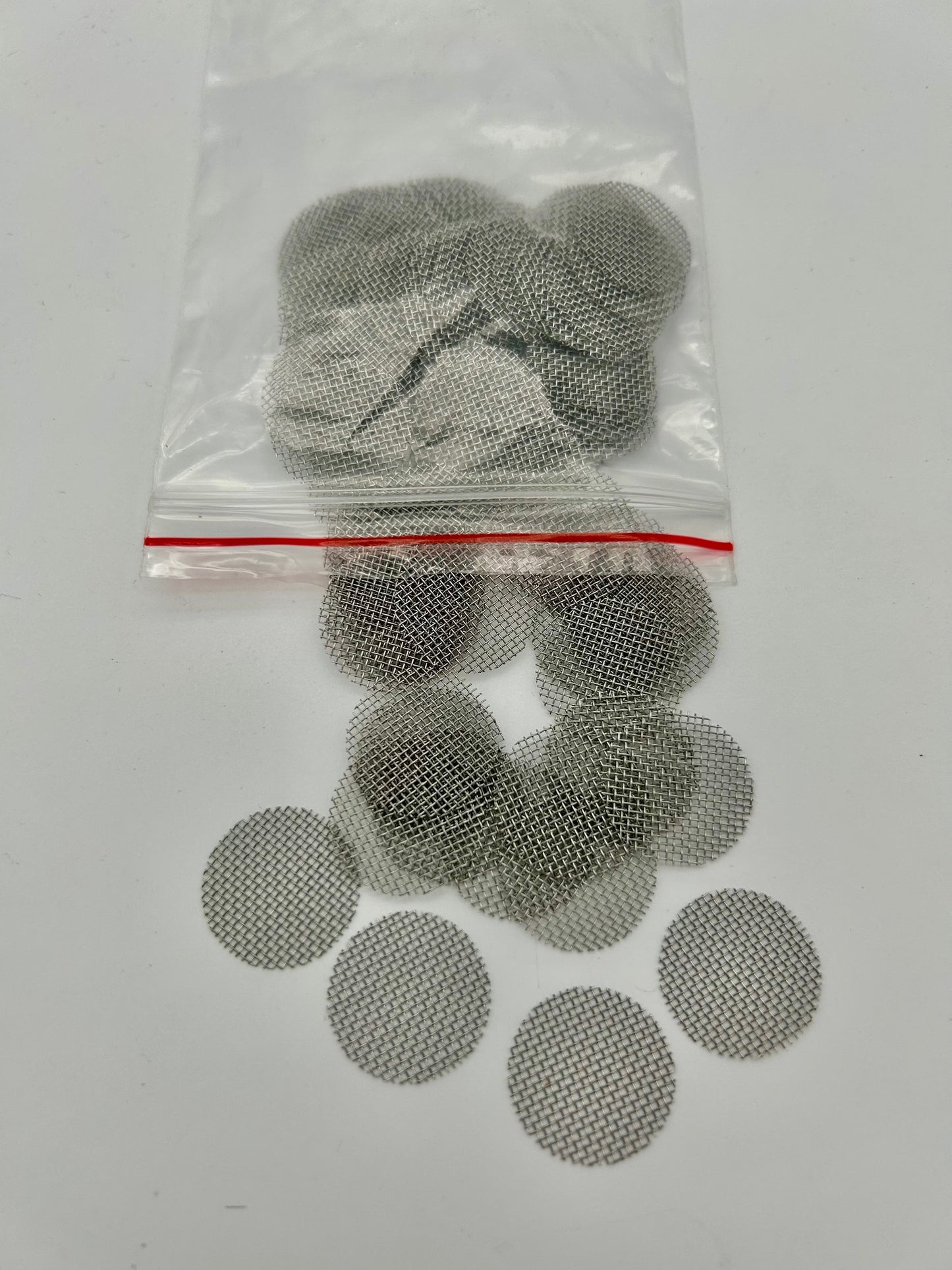 Edelstahlsiebe 20mm extra grob 100er Pack