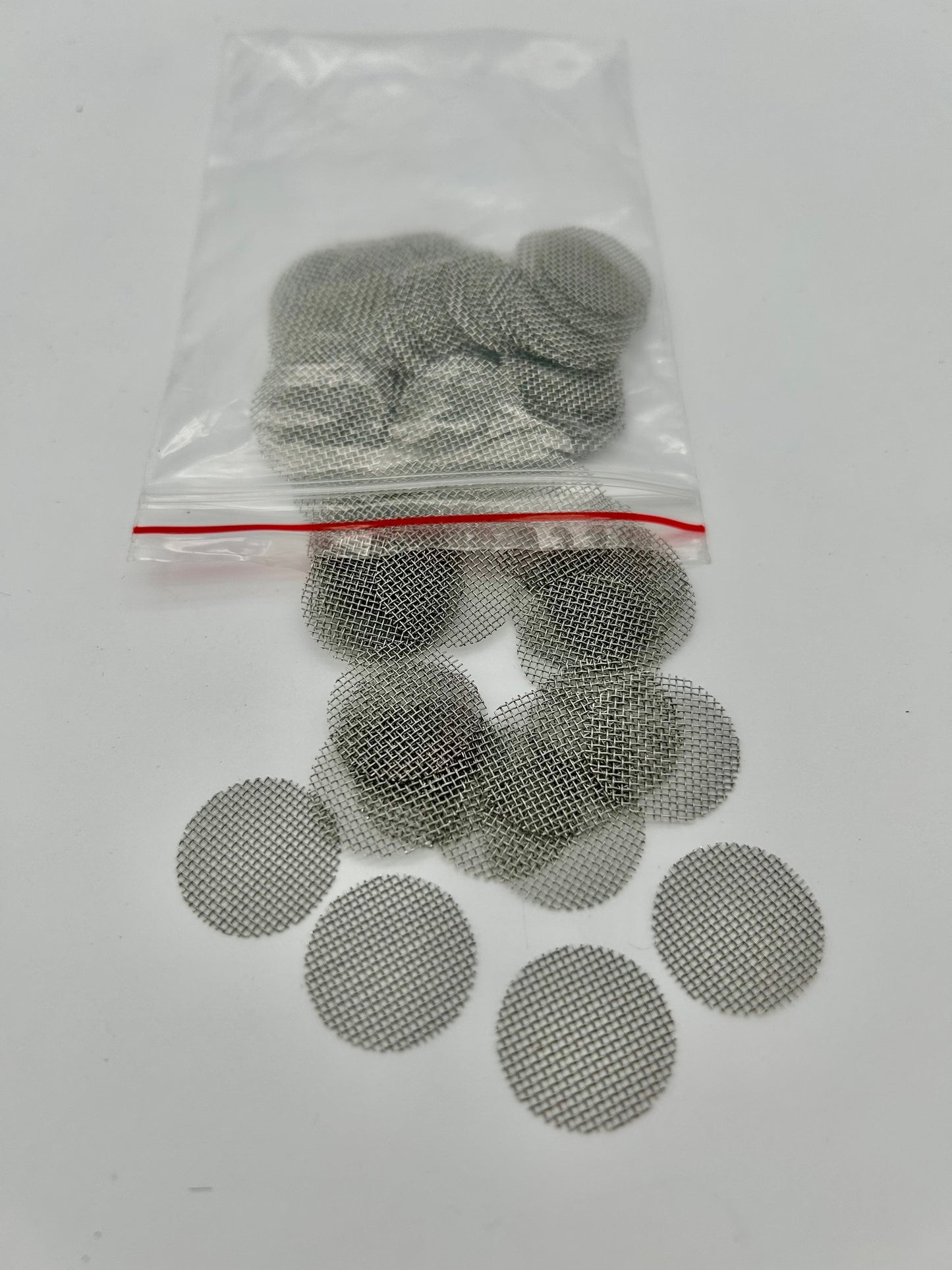 Edelstahlsiebe 20mm extra grob 100er Pack