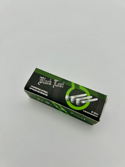 'Black Leaf' 18mm Edelstahl-Hängesiebe 3er Pack