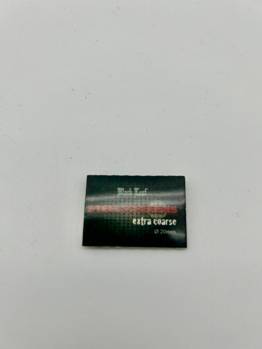 Black Leaf' 20mm Edelstahlsiebe grob 5er Pack