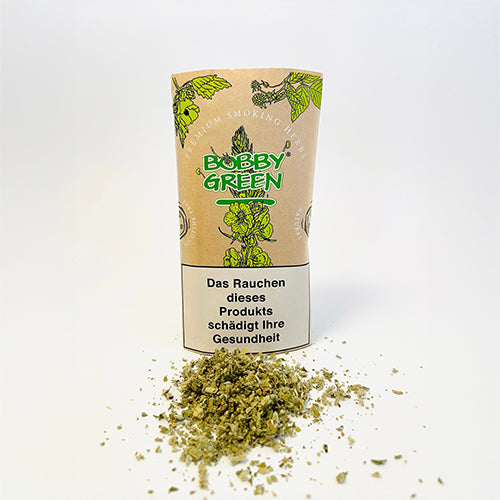 BOBBY GREEN Premium Smoking Herbs Kräutermischung-Tabakersatz, 20g