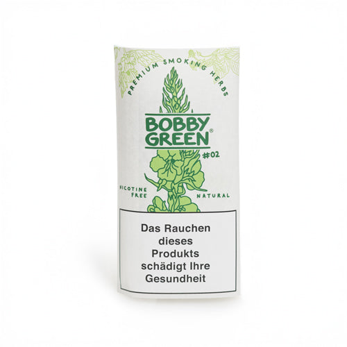 BOBBY GREEN #02 Premium Smoking Herbs Kräutermischung-Tabakersatz, 20g