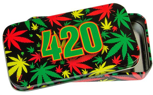 "Syndicase" Große Metalldose, "420 Rasta"