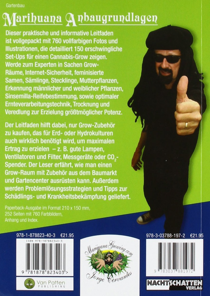 Buch "Jorge Cervantes - Marihuana Anbaugrundlagen"