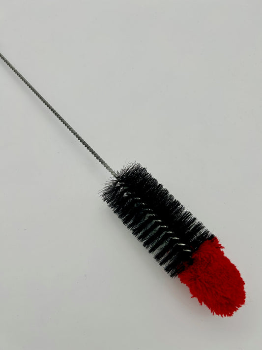 Bong Bürste 50 cm Schwarz/Rot