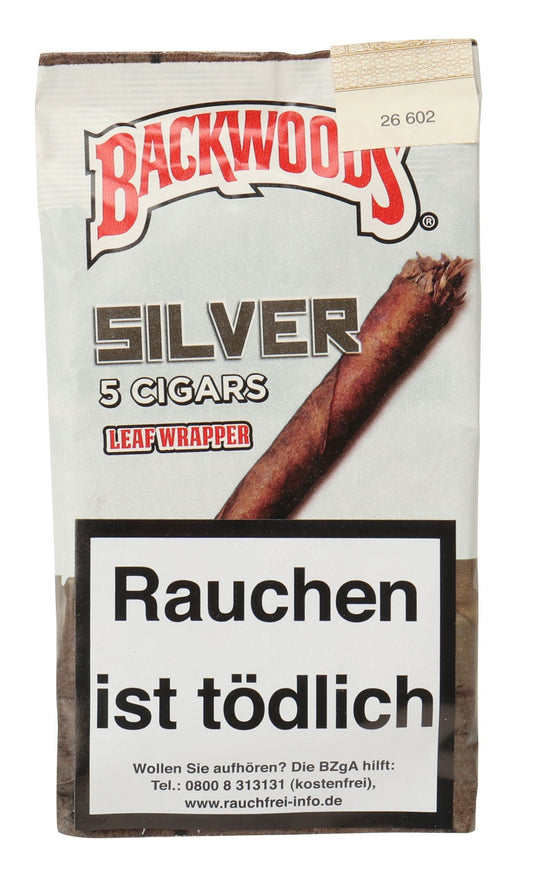 Backwoods Silver Cigars, 5er Pouch
