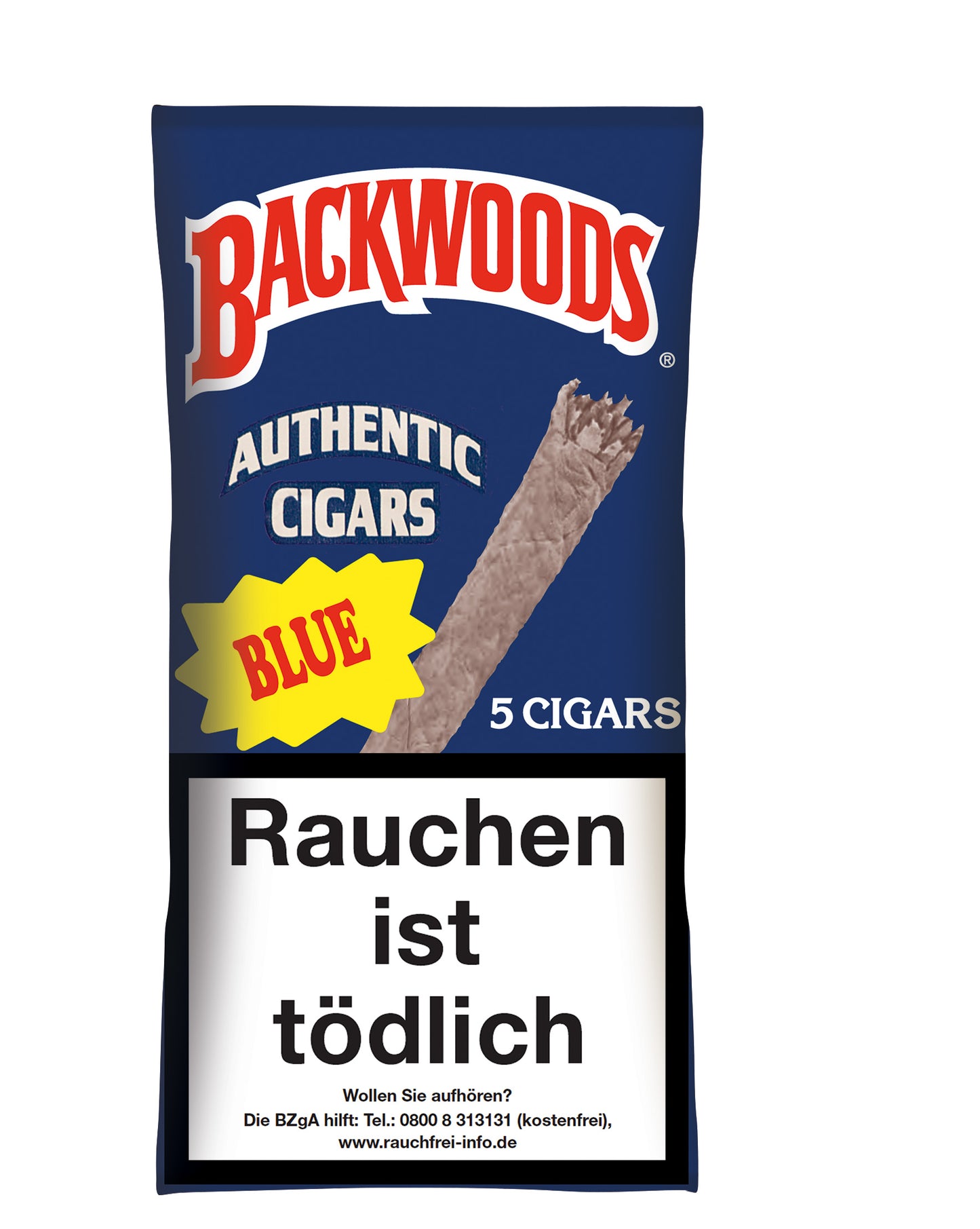 Backwoods Blue Cigars, 5er Pouch