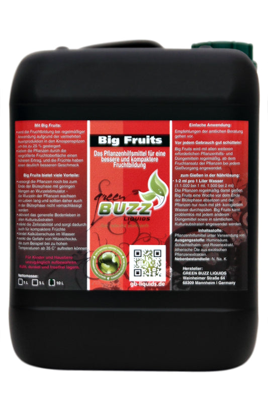 GBL Big Fruits 10 Liter Pflanzenhilfsmittel für eine bessere und kompaktere Fruchtbildung
