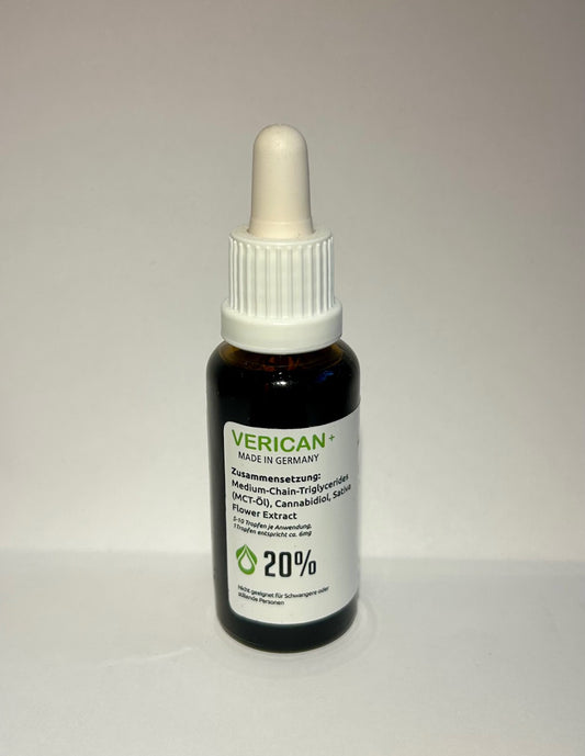 VERICAN Plus CBD 20% Vollspektrum Aroma CBD-Öl