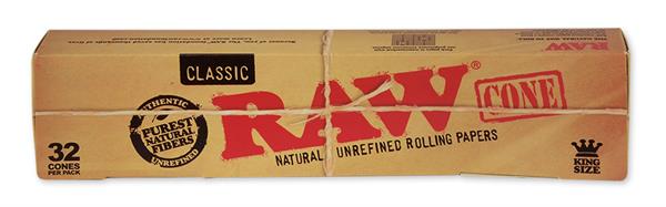RAW King Size Papercones - 32 Cones