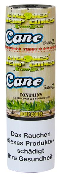 Cyclones XtraSlo - Cane -Cone Blunts, HEMP, TPD2