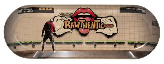 Dreh-Tablett "RAW Skate Deck Grafitti"