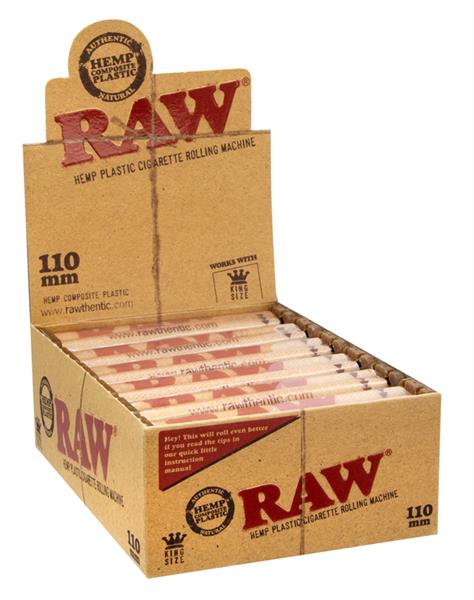 RAW Ecoplastik Drehmaschine, 12er Display, - King Size - 110mm