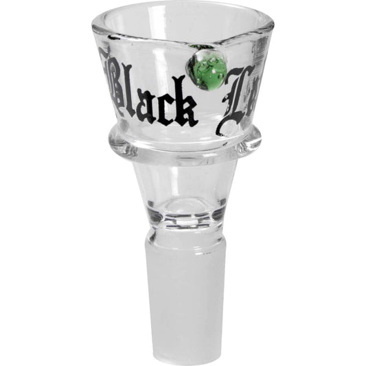 'Black Leaf' Klemm Glaskopf für 20mm Sieb NS: 14,5