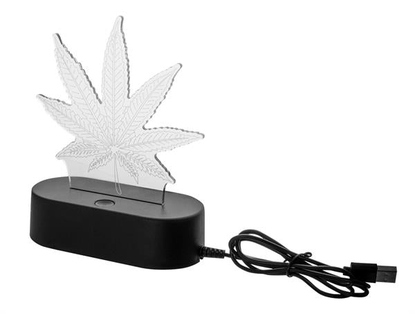 3D-Leuchte "Cannabis Leaf"