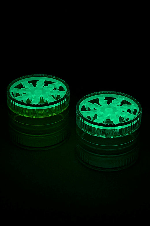 Acryl Grinder/Polinator, 4-part, ø 60mm, "Glow in the Dark"