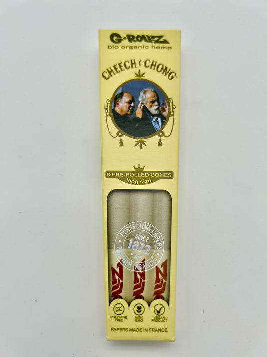 G-ROLLZ Cheech & Chong(TM) - Organic Hemp Extra Thin - 6 KS Cones