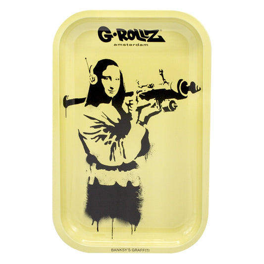 G-ROLLZ Banksy's 'Mona Launcher' 17.5 x 27.5cm Medium Tray