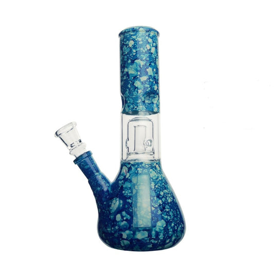 Blau Mini Beaker mit Perkolator H:23cm Ø:40mm NS:14.5mm