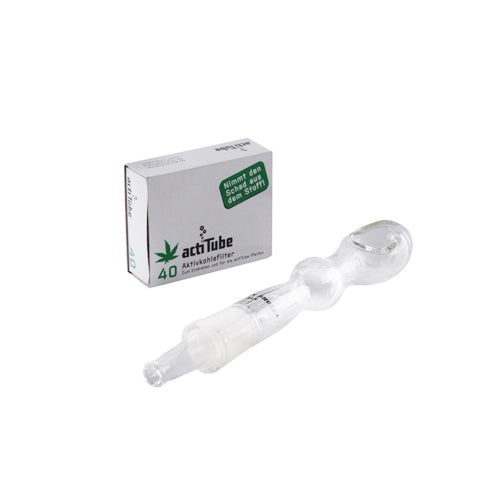 GP6A Glaspfeife für Aktivkohlefilter