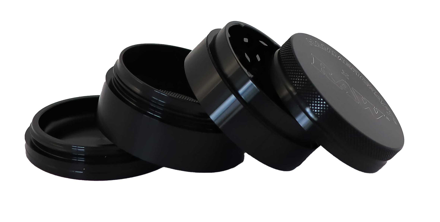"RAW Hammercraft x" Alu Grinder, 4-part, ø 55mm, M, schwarz