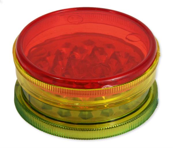 Acrylgrinder, 60mm, 3-teilig, RASTA mit Vorratsbox
