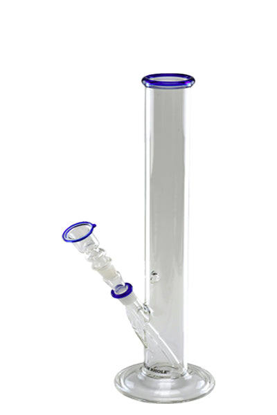 B.B.Bhole Glasbong-14.5er-35cm-Blaue Ränder