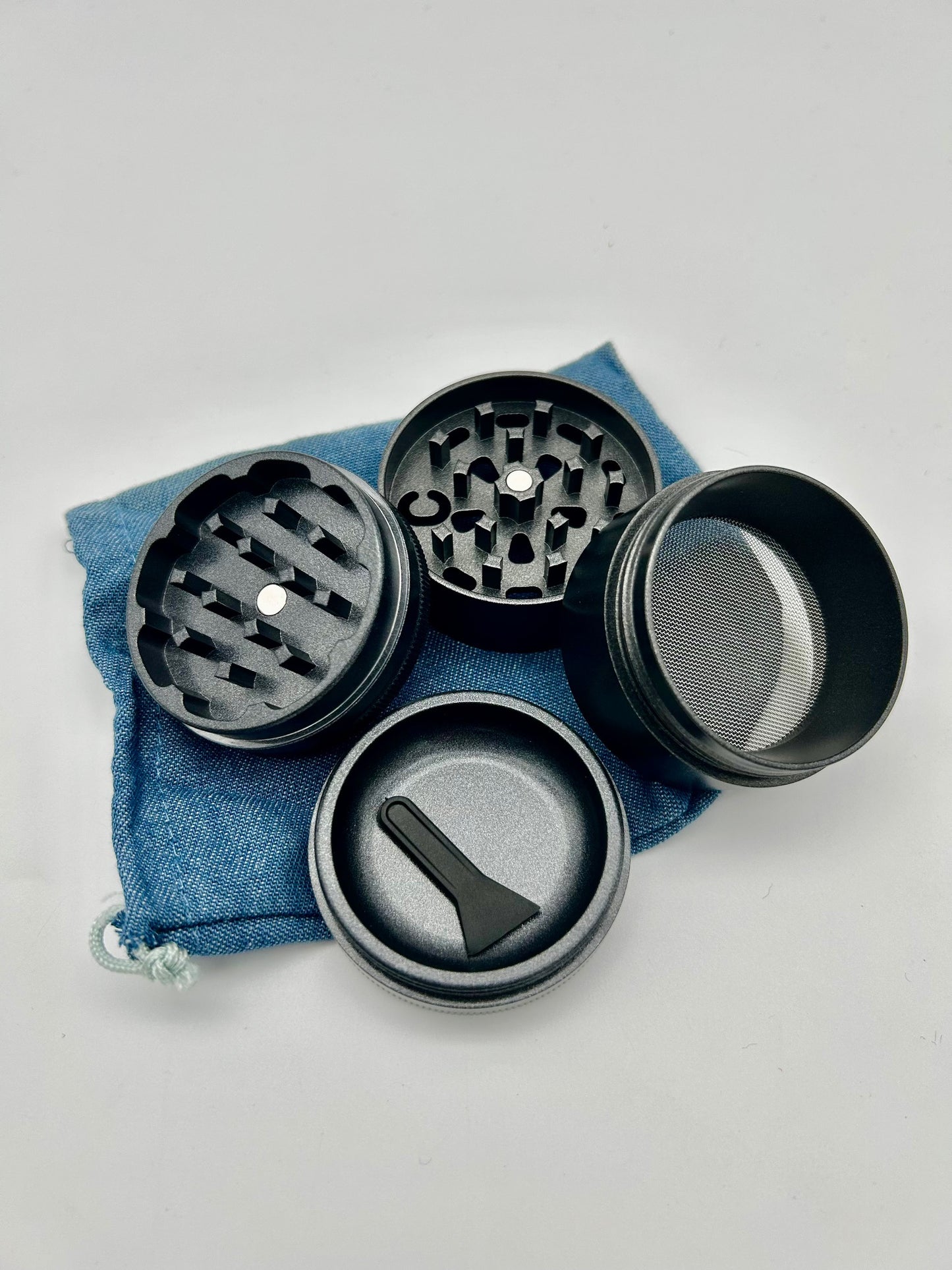 GHODT,Black,53mm Ceramic Coated Grinder