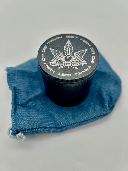 GHODT,Black,53mm Ceramic Coated Grinder