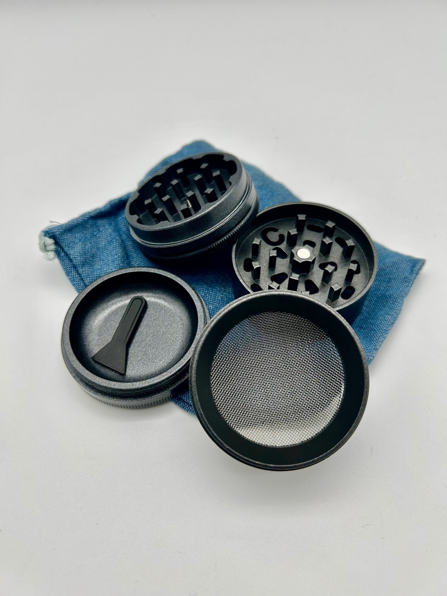 GHODT,Black,53mm Ceramic Coated Grinder