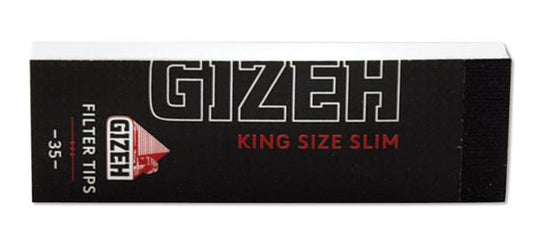 Gizeh Black Filtertips schmal Perforiert