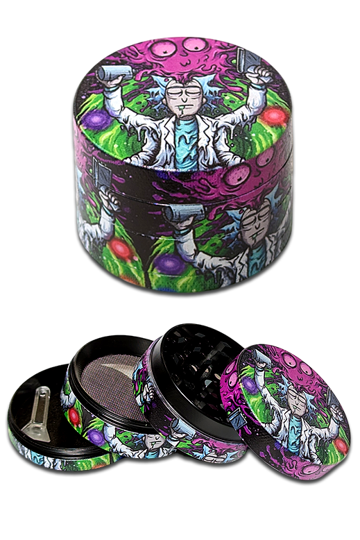 R+M Rick Grinder Metall, Ø50mm – 4-teilig