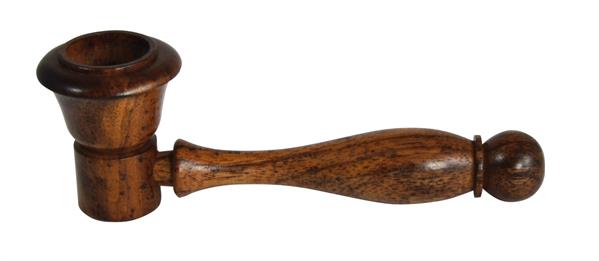 Rosenholz Pfeife, 9cm, Shroom Bowl, poliert