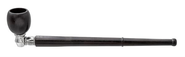 Schraubpfeife Holzpfeife schwarz 20cm lang