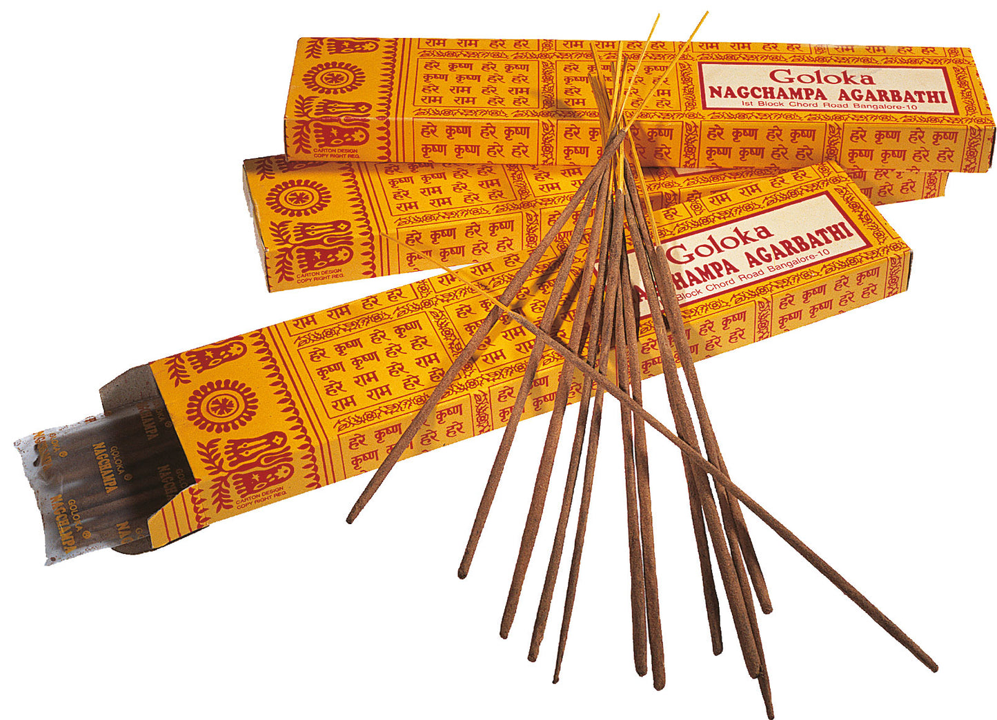Goloka Nag Champa Räucherstäbchen 15 g  VE=12